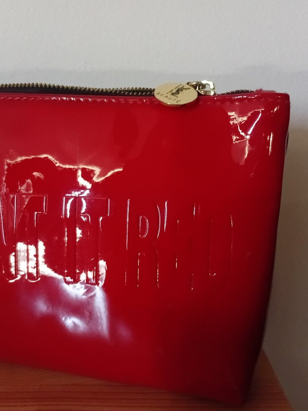Yves Saint Laurent 'I Want It Red' Cosmetic Pouch